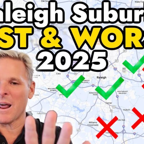 Best and Worst Suburbs Surrounding Raleigh NC