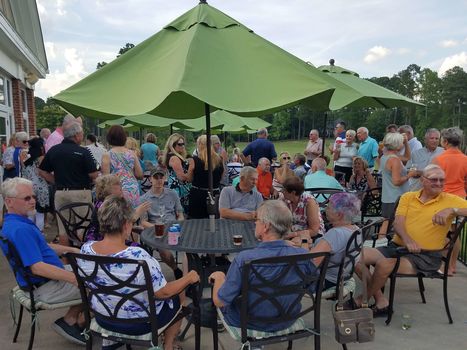 Neighbors gathering at Tara Clubhouse in McCormick, SC