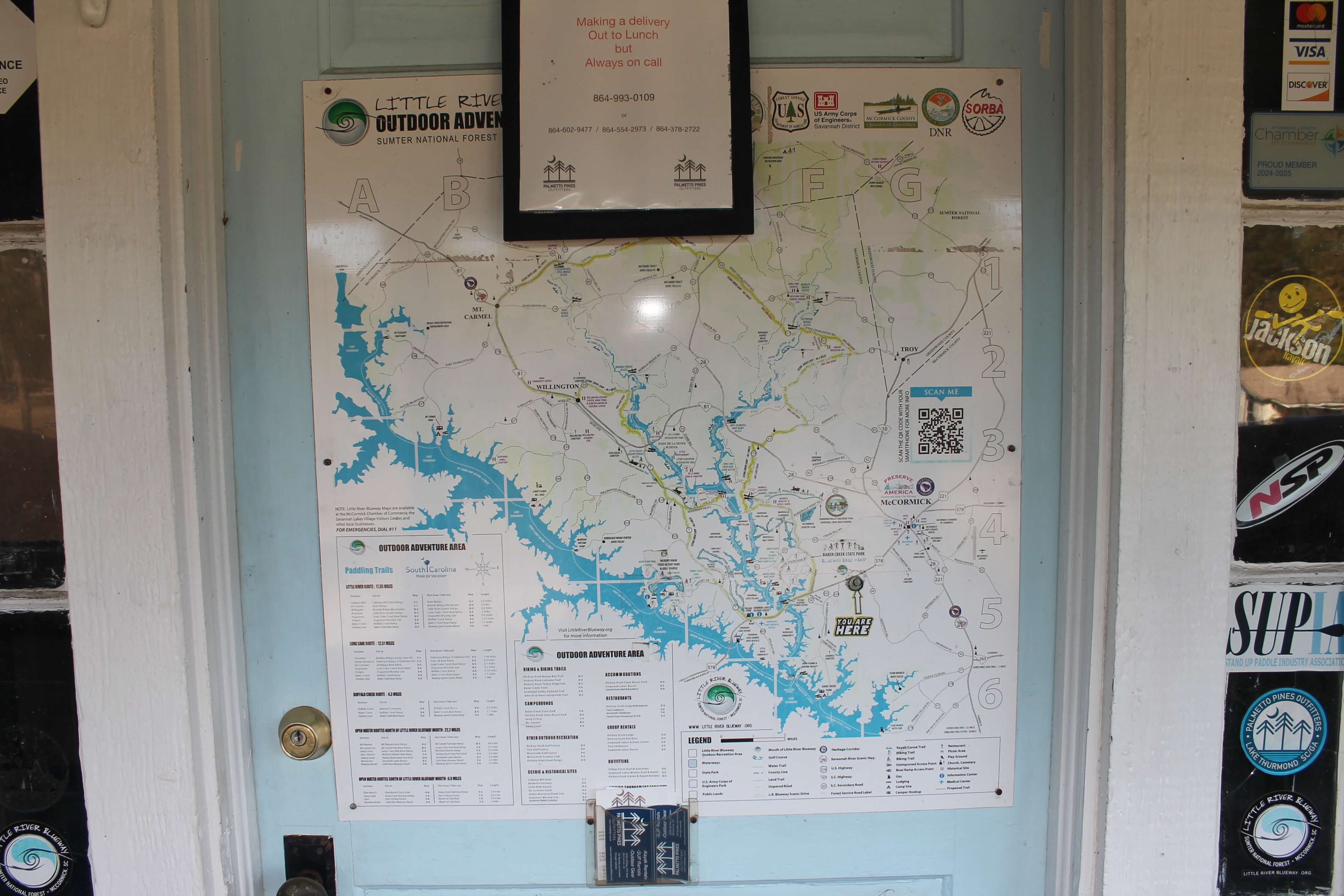 Overview map of Lake Thurmond boat launches near McCormick SC and Lincolnton GA