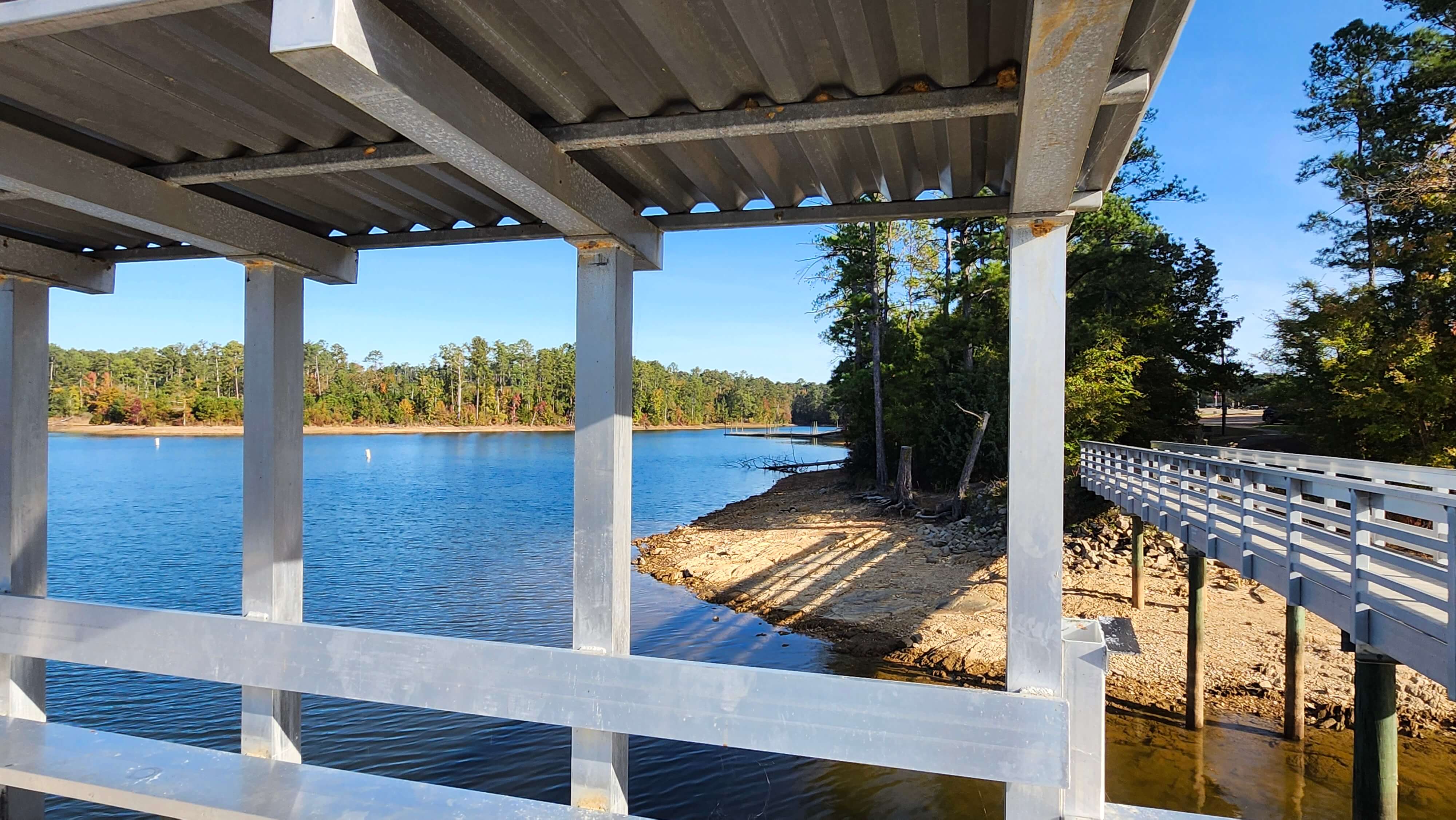 New residents exploring the lakefront in Savannah Lakes Village