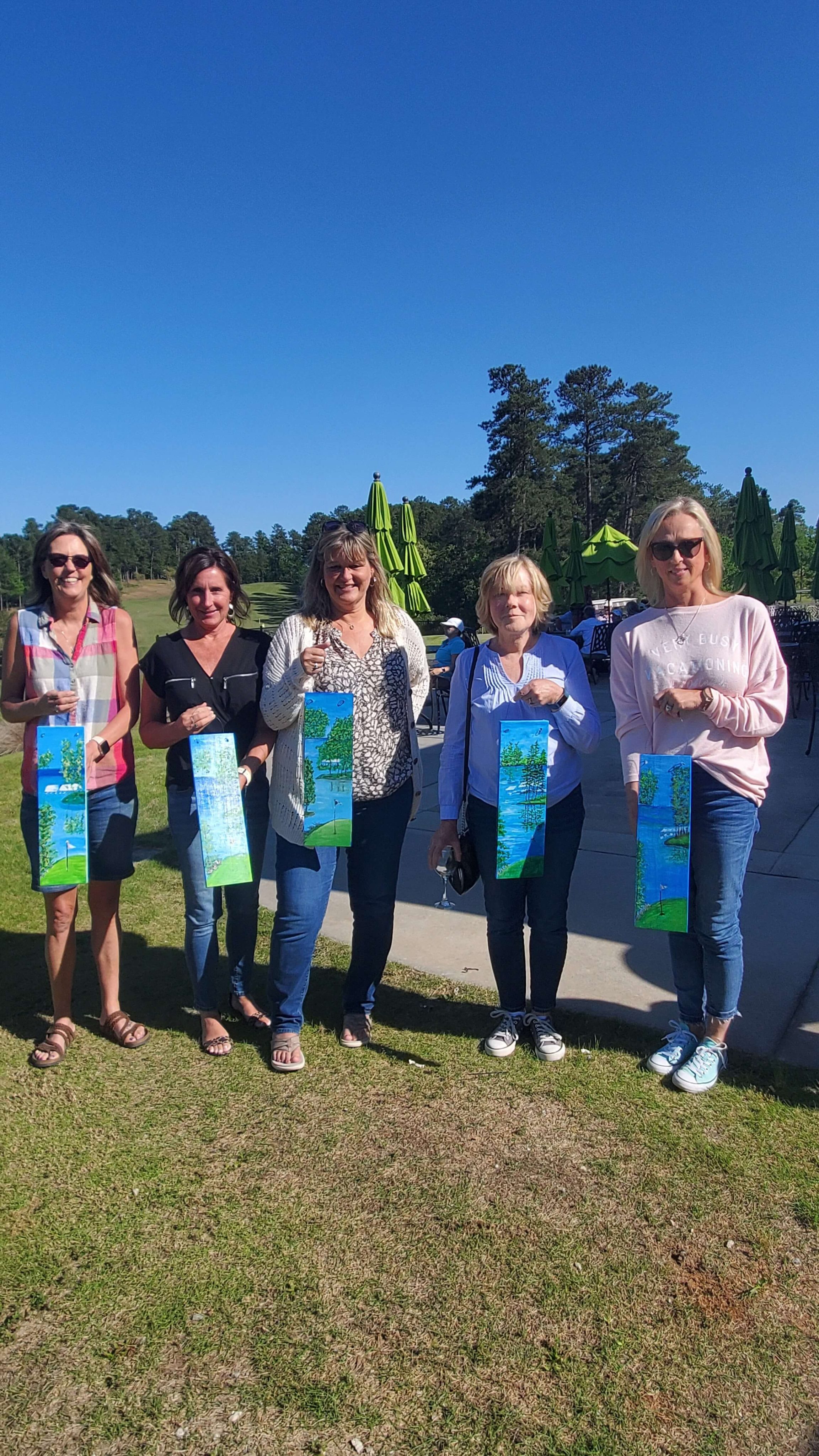 New residents in an active adult community meeting neighbors at a holiday social