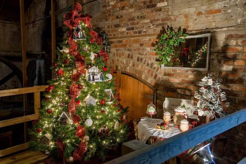 Christmas tree at the Grist Mill in McCormick, SC