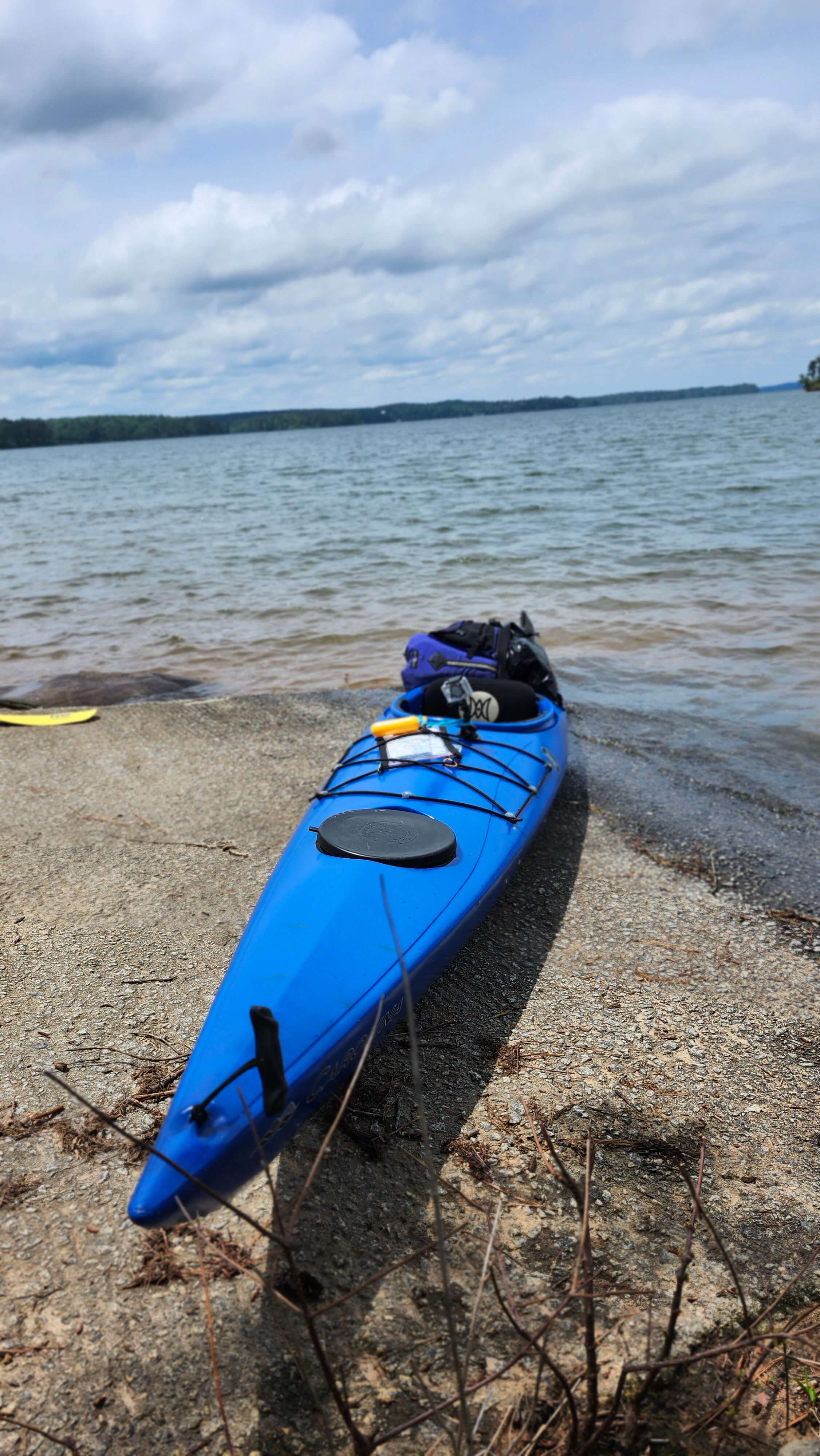 Kayaking on Lake Thurmond