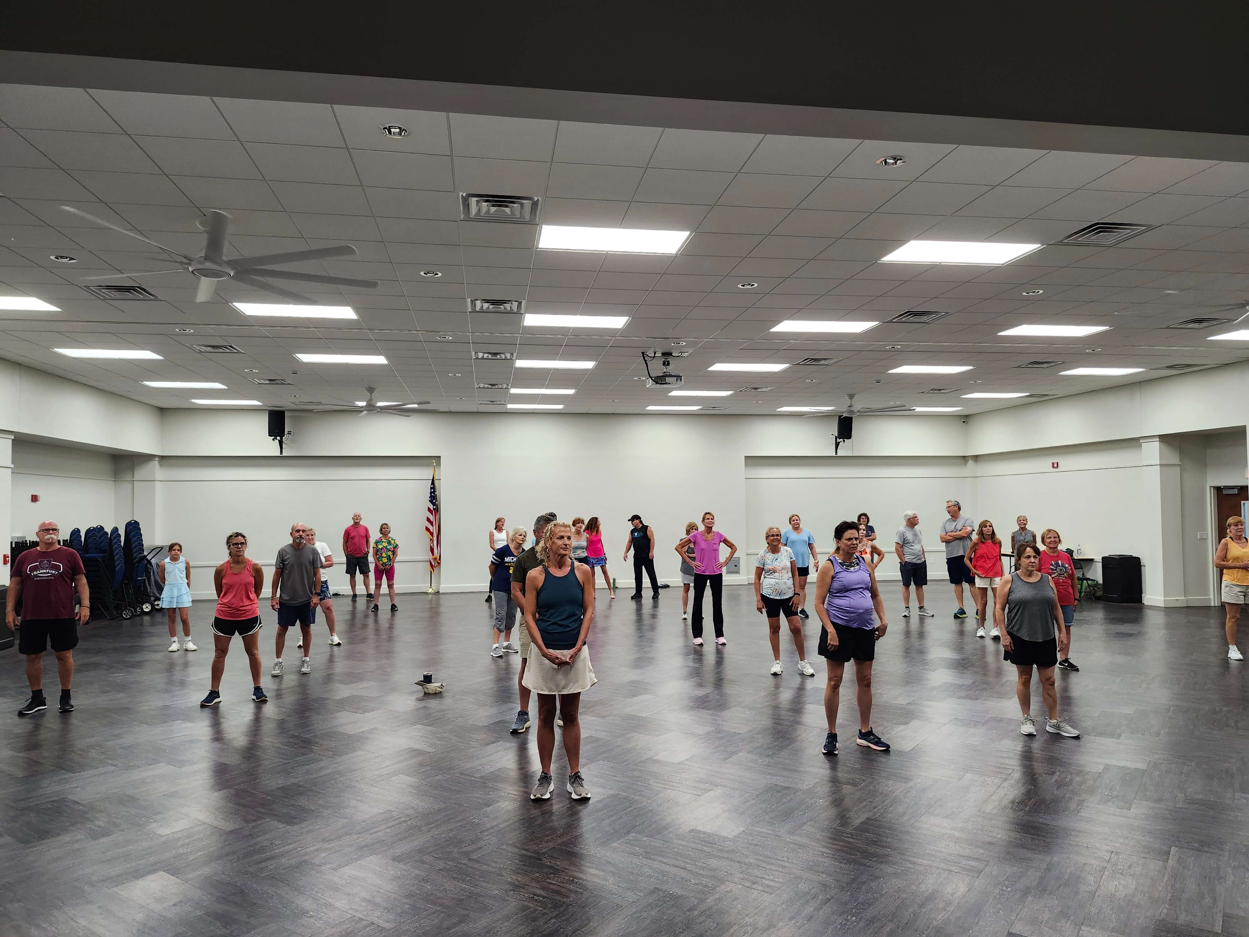 Fitness classl in Savannah Lakes Village