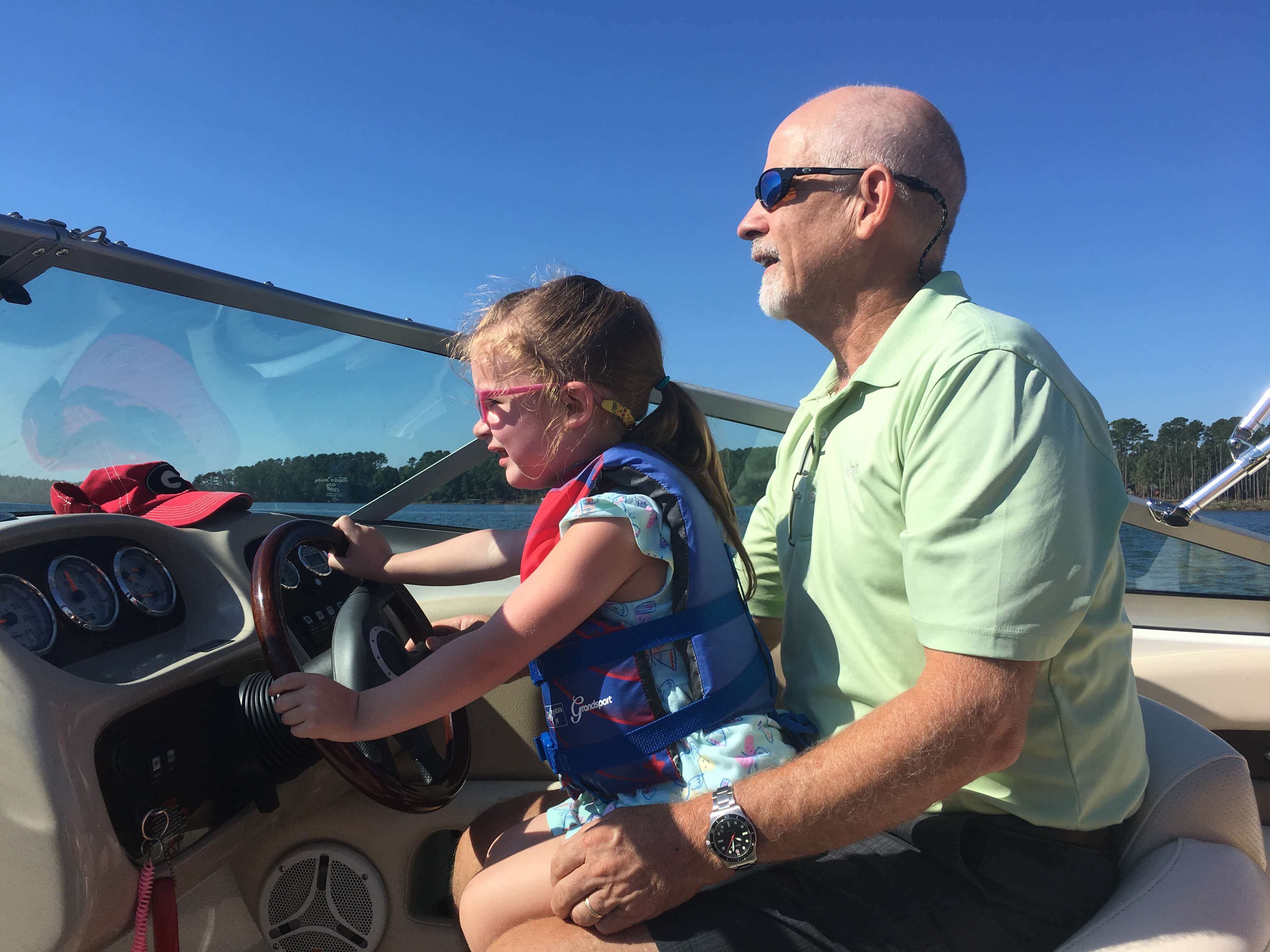 Boating on Lake Thurmond near Savannah Lakes Village
