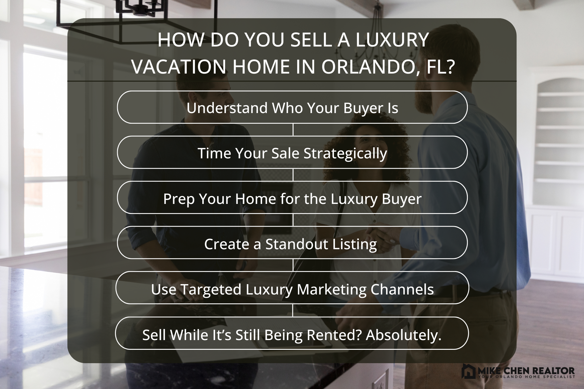 How Do You Sell a Luxury Vacation Home in Orlando, FL