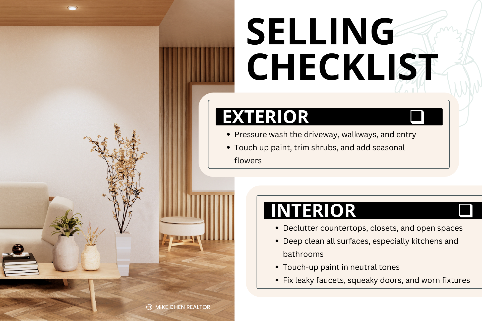 Selling Checklist