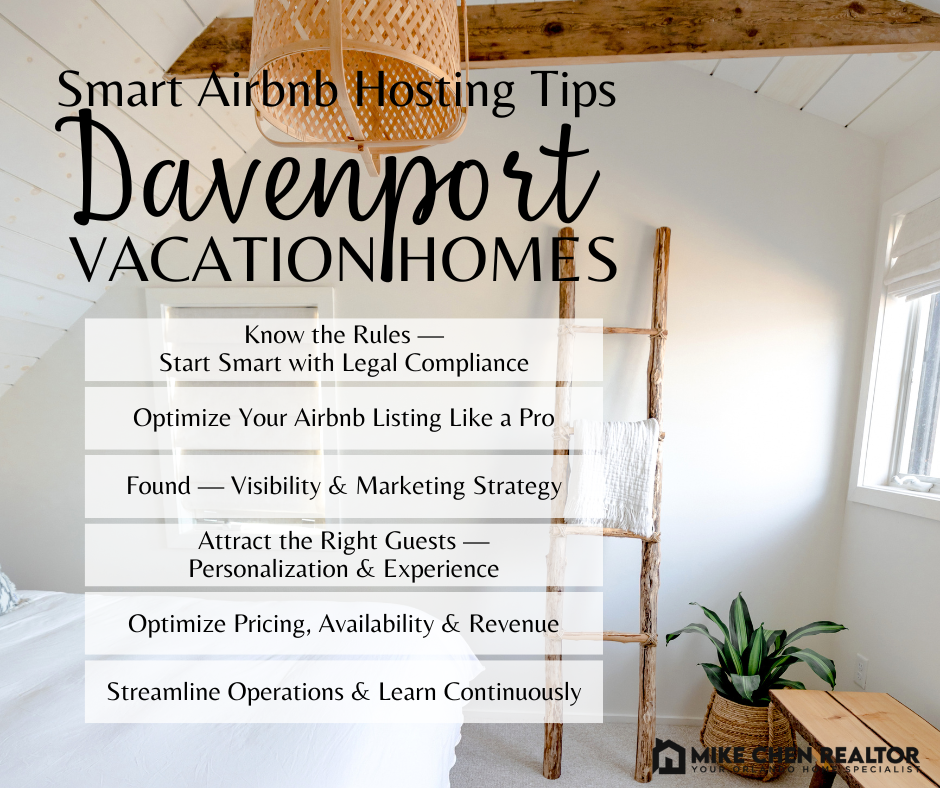 Smart Airbnb Hosting Tips for Davenport Vacation Homes