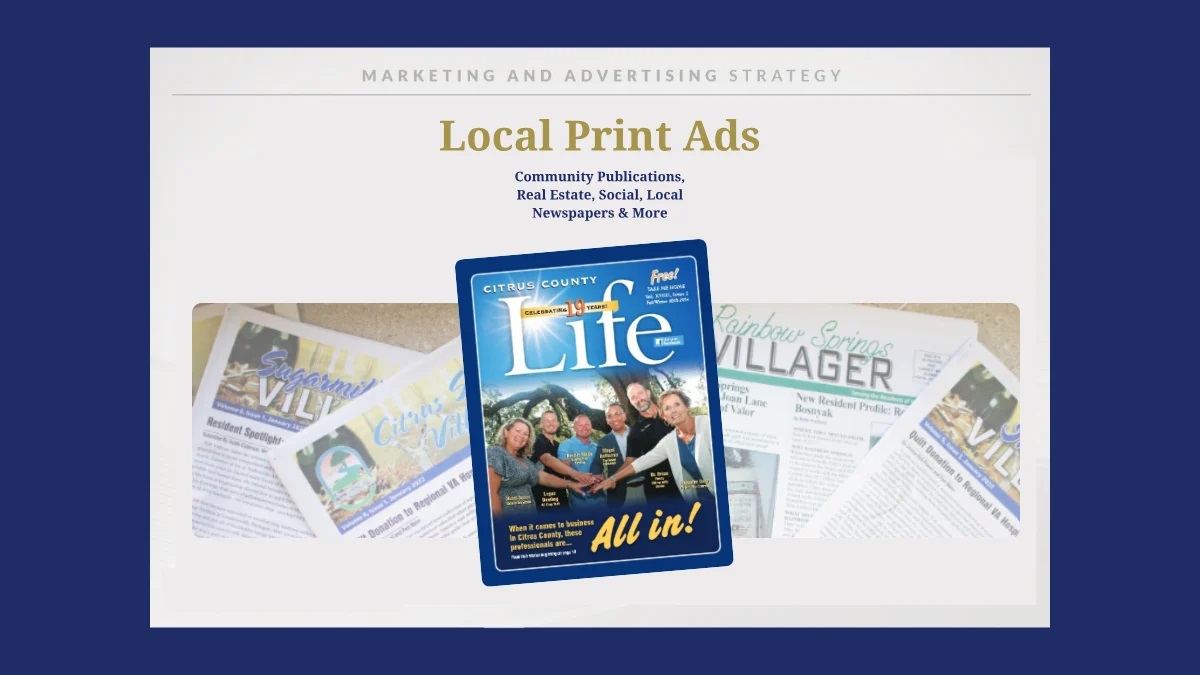 Local Print Ads for Home Sellers