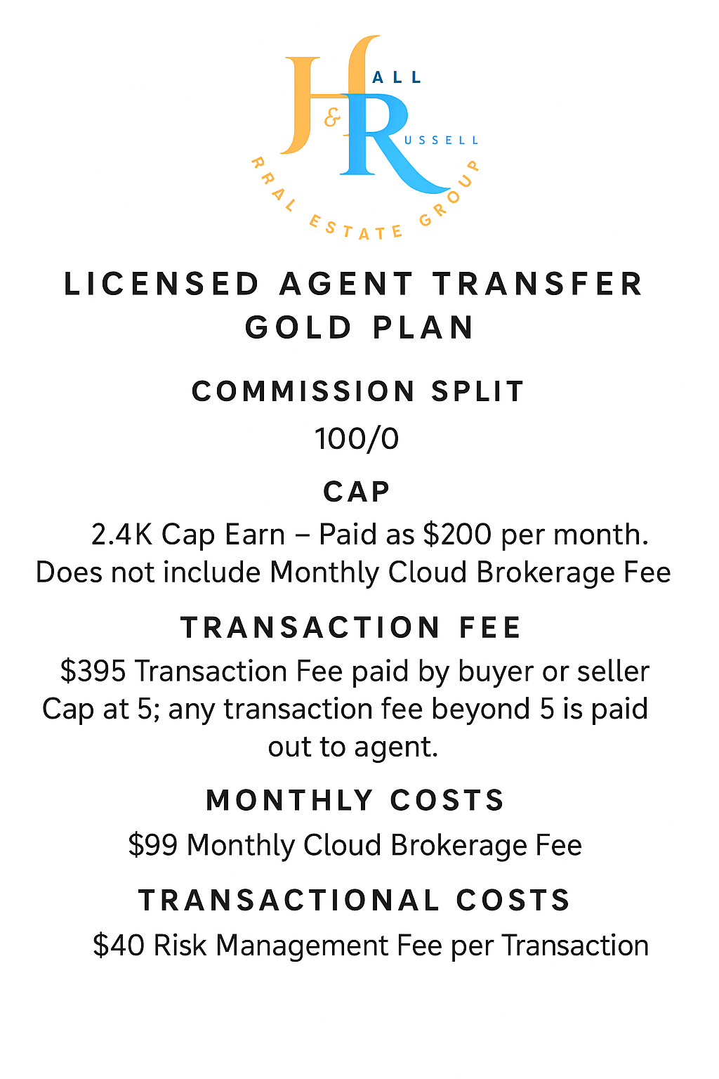 Licensed Gold Plan Website