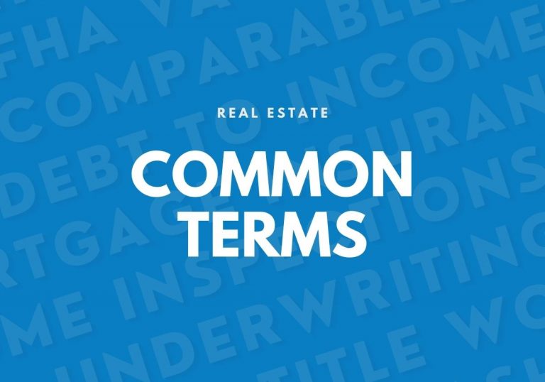 Real Estate Terms The HTR Group