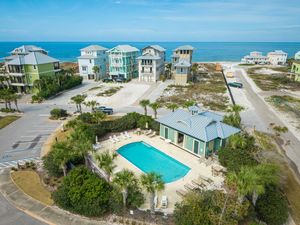 Pool on beach side of Ovation on Cape San Blas FL