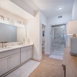 Master bathroom layout for The Vue Mexico Beach