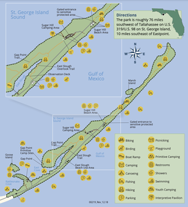 St. George Island State Park Map