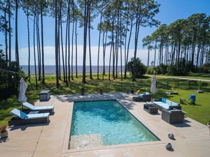 Pool facing water 8 Hammock Cove Road 