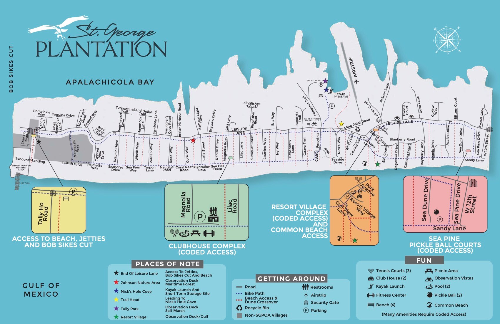St. George Plantation Community Map