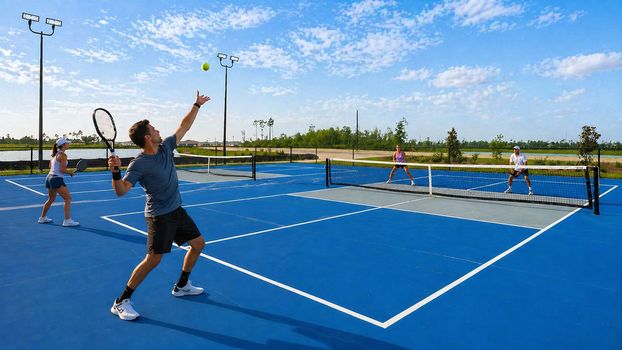 Liberty Community Tennis and Pickleball Court Panama City Florida
