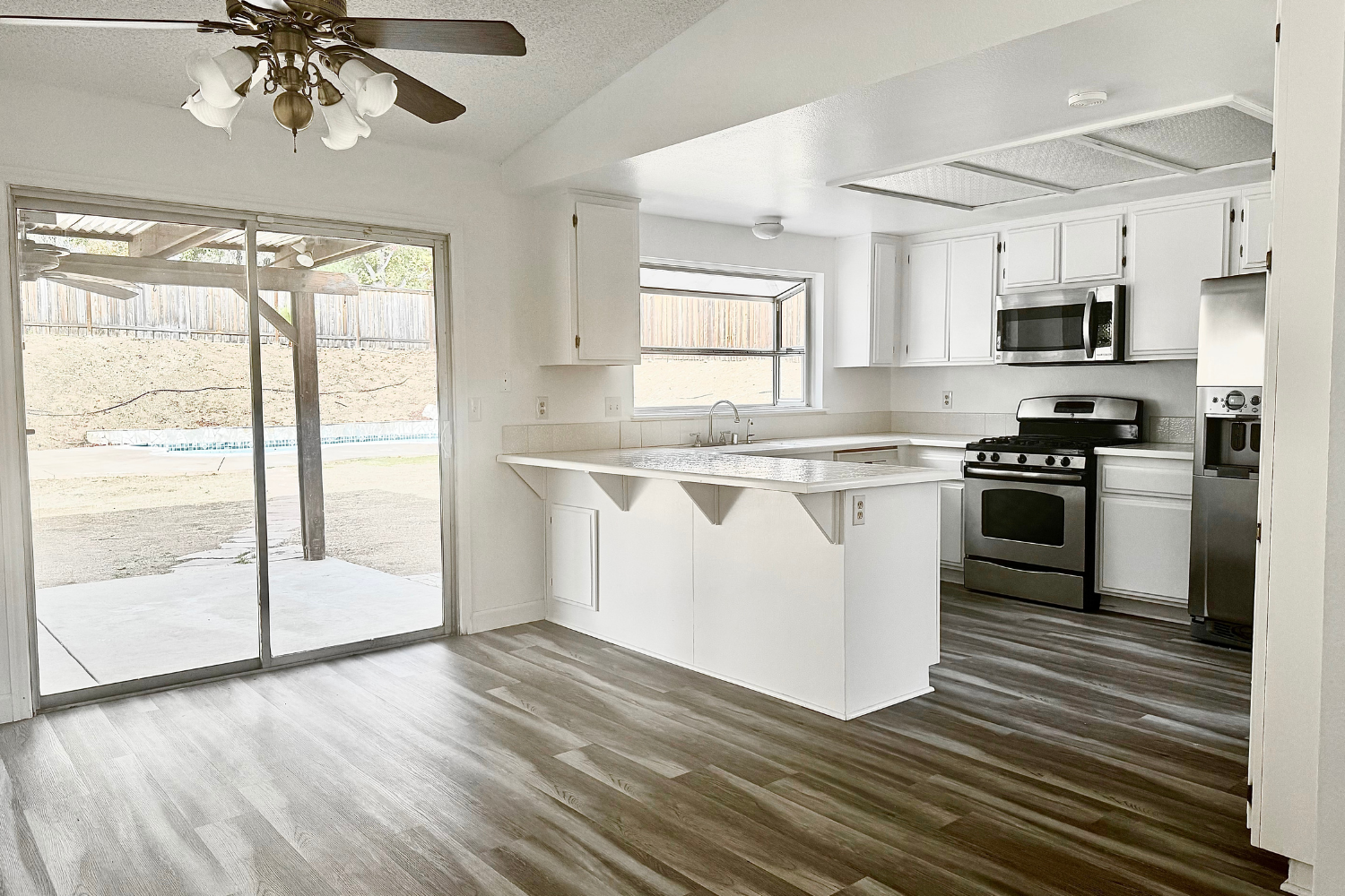 Kitchen after renovation - San Bernardino