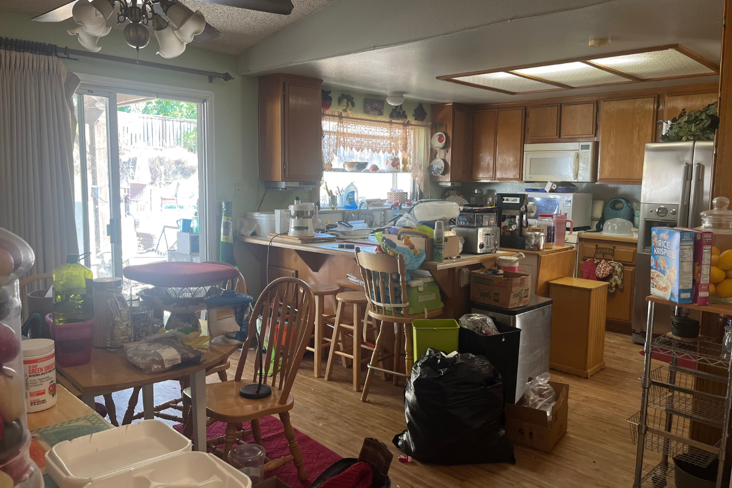 Kitchen before renovation - San Bernardino