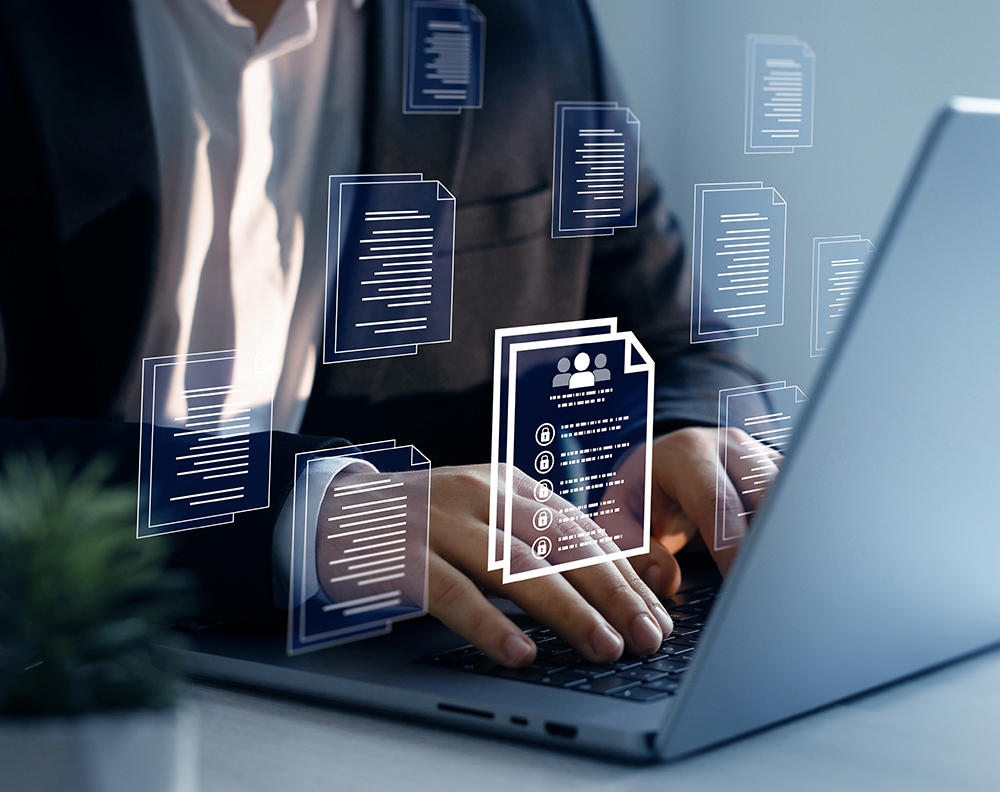 Protecting herself from cyber attacks. Documents confidentiality