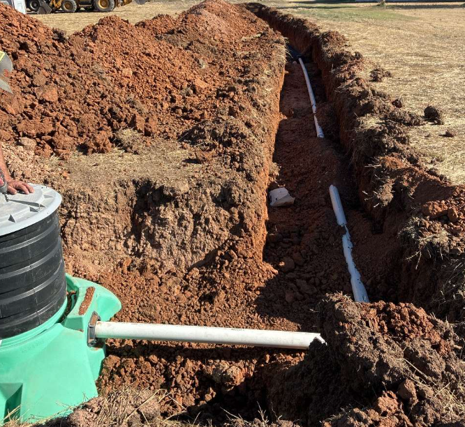 Septic Tank To Leach Lines