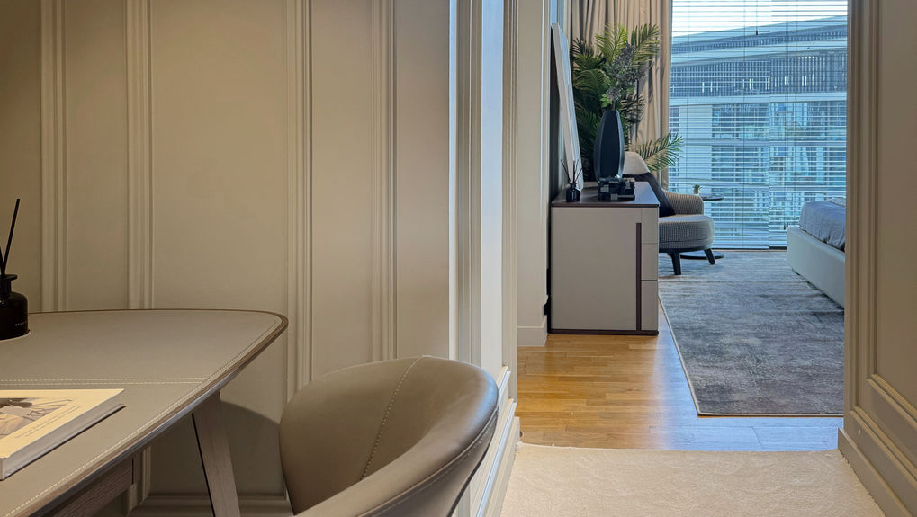 Study area in master bedroom