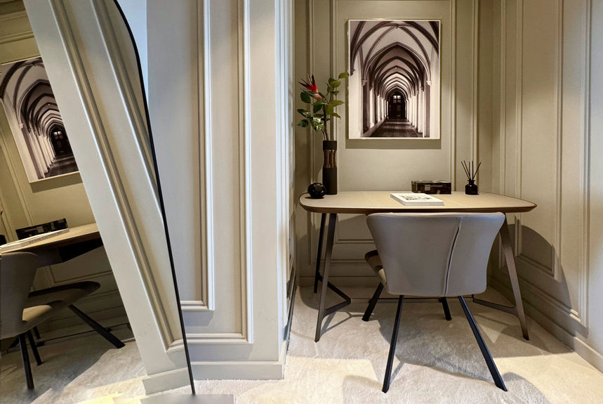 Study area in master bedroom_