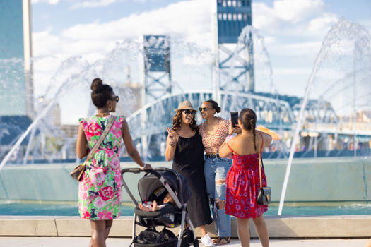 Downtown Happy Family