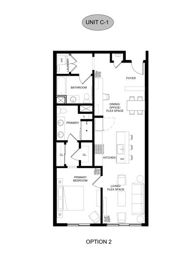 C-1 Floor Plan - Flex-Sitting-Dining Space_page-0001