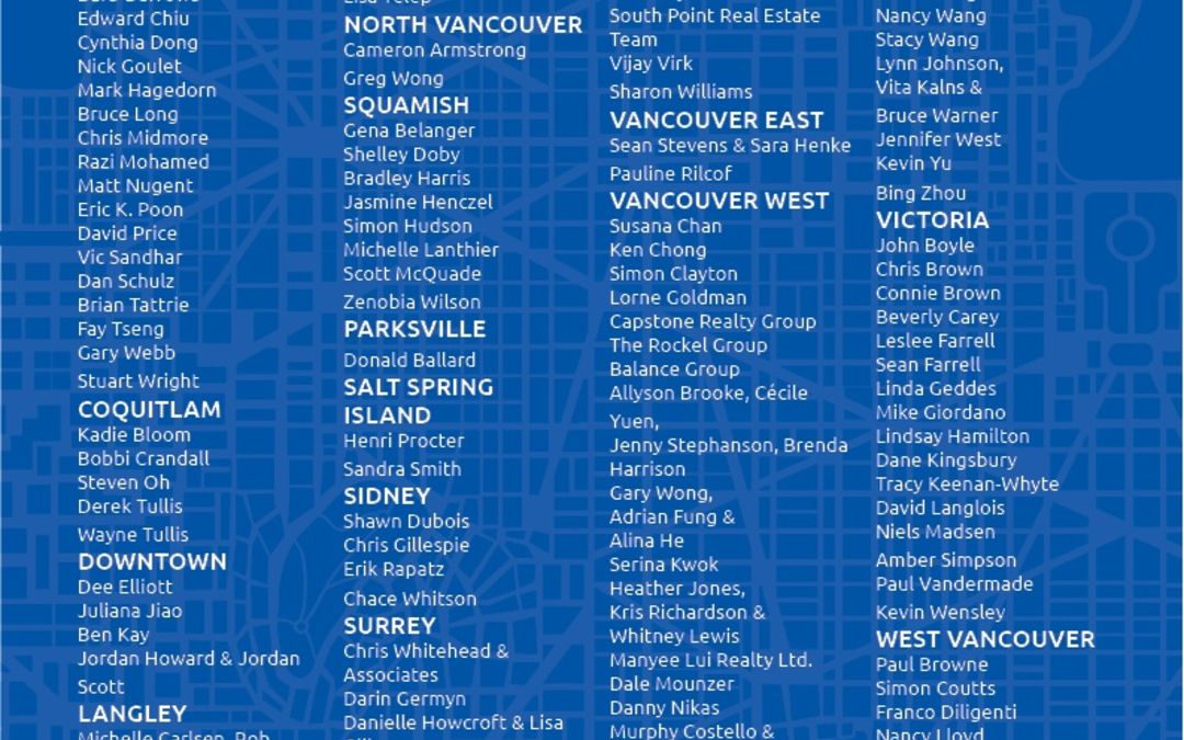 Congratulations to the 2018 Macdonald Realty Award Winners!