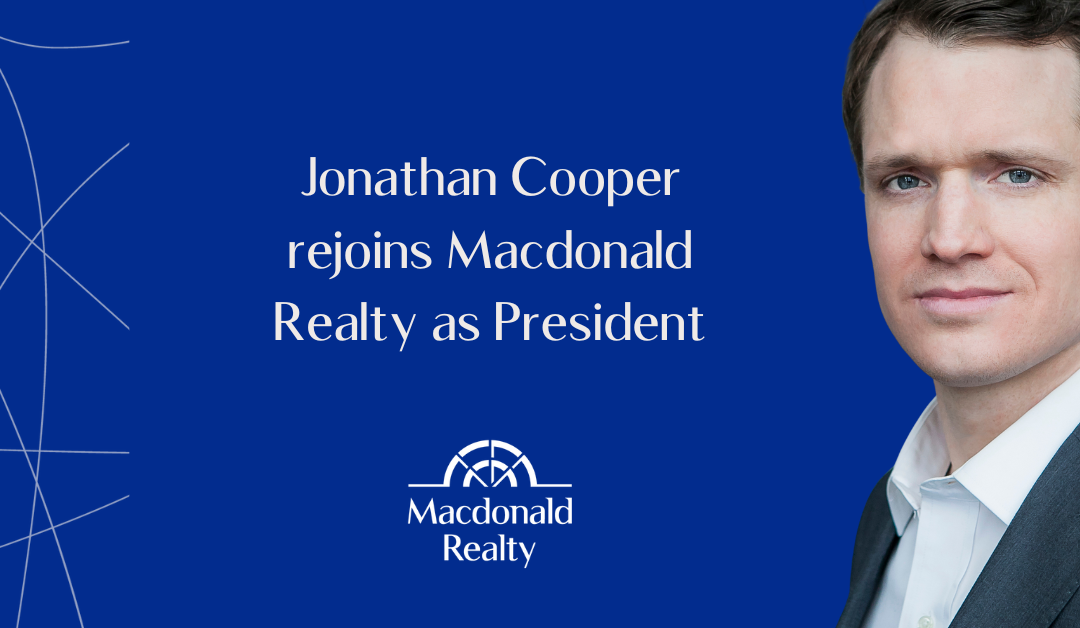 Jonathan Cooper rejoins Macdonald Realty as President