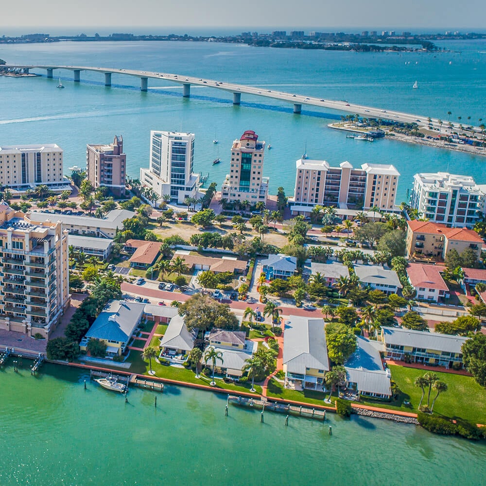 Downtown-Sarasota-Skyline-Bridge-Skyrises-in-Florida