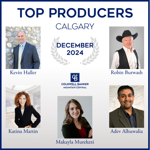 Recognizing Our Top Producers In Calgary - December 2024