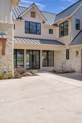 modern stone house exterior 1