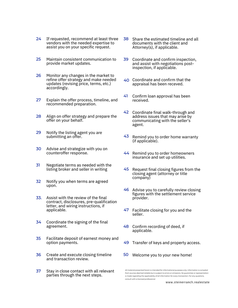 Steiner Ranch Buyer's Guide 6