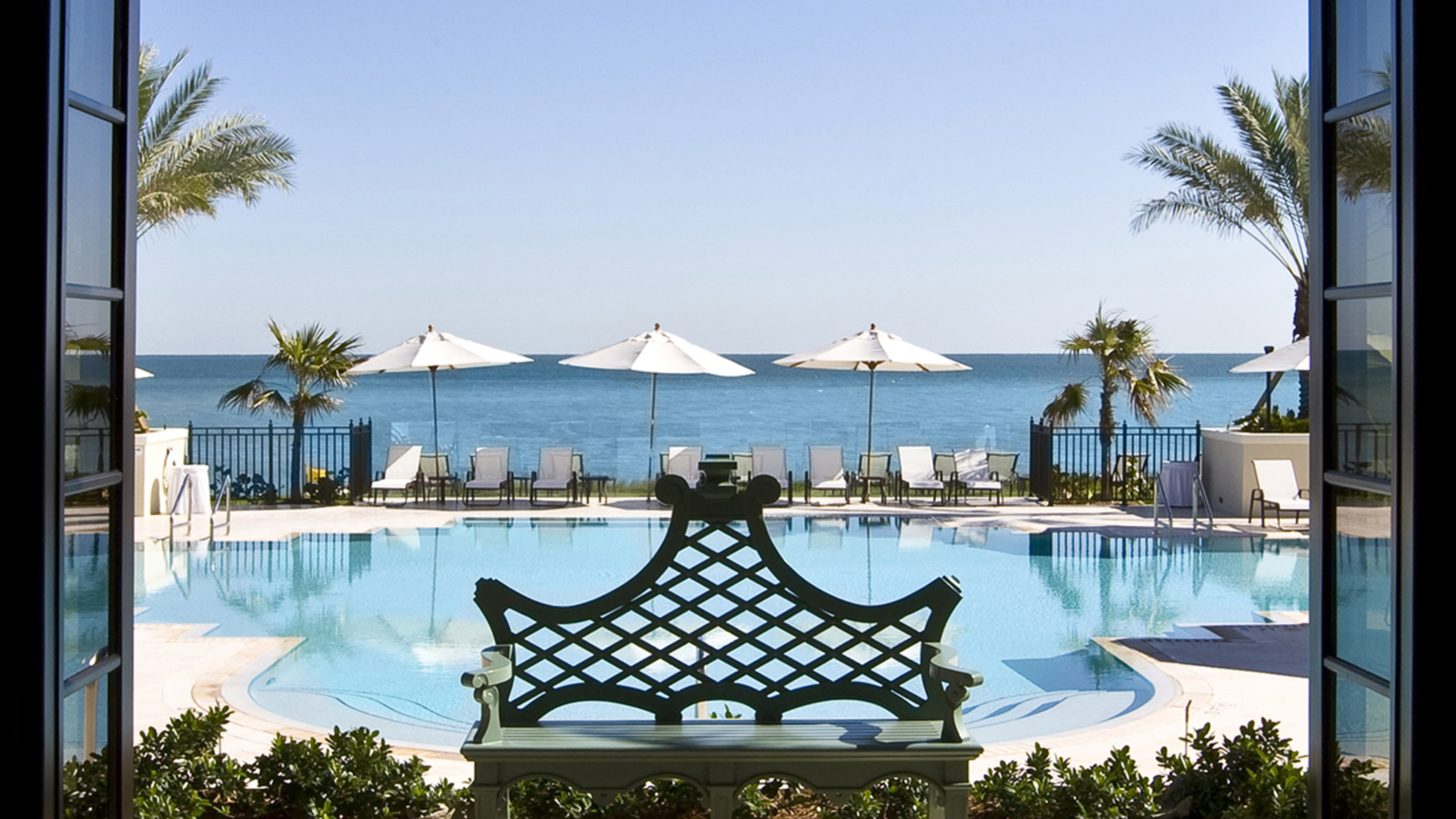 Oceanfront pool and Atlantic view at the John’s Island Beach Club