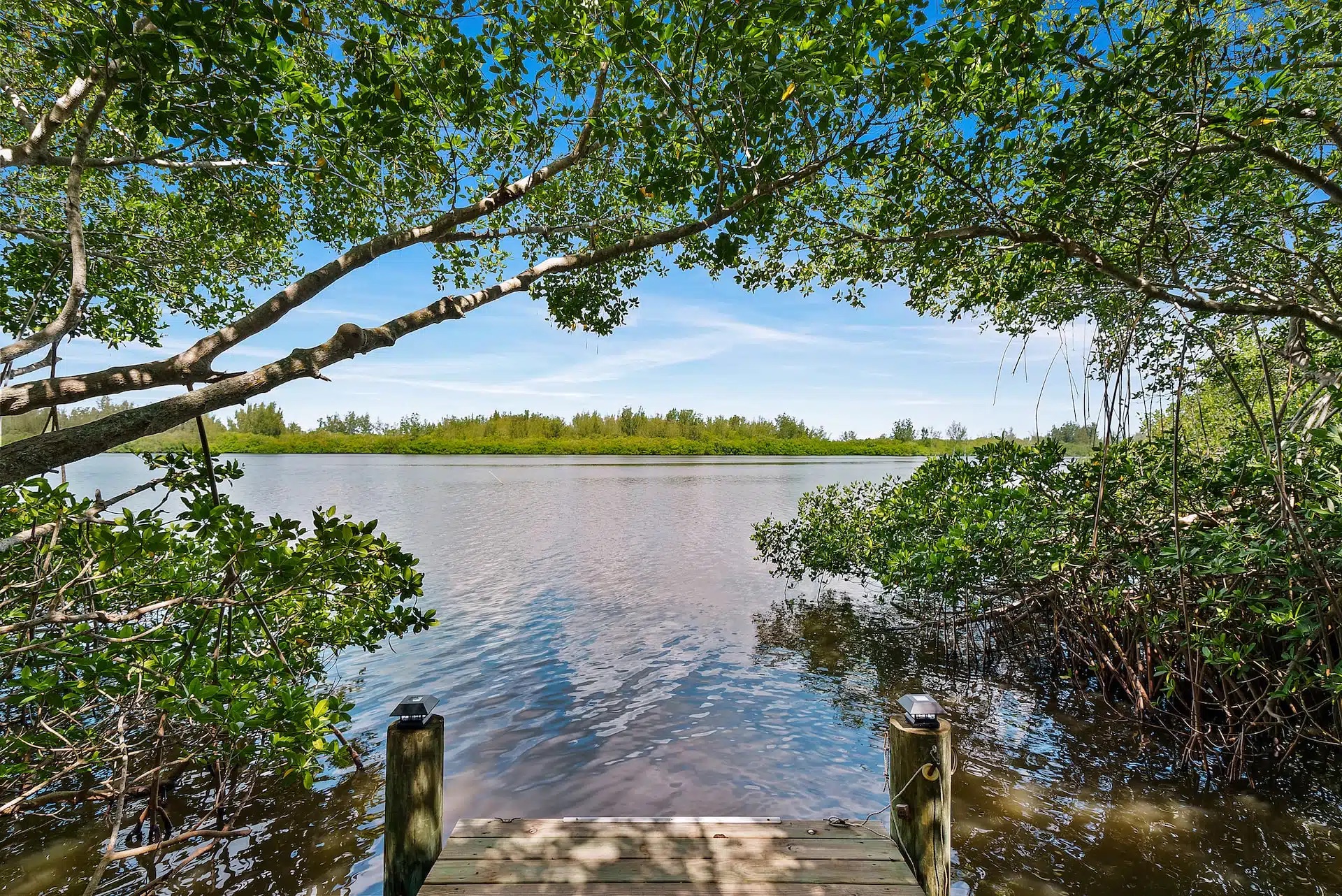 Kayak launch providing access to the Indian River Lagoon at River Club