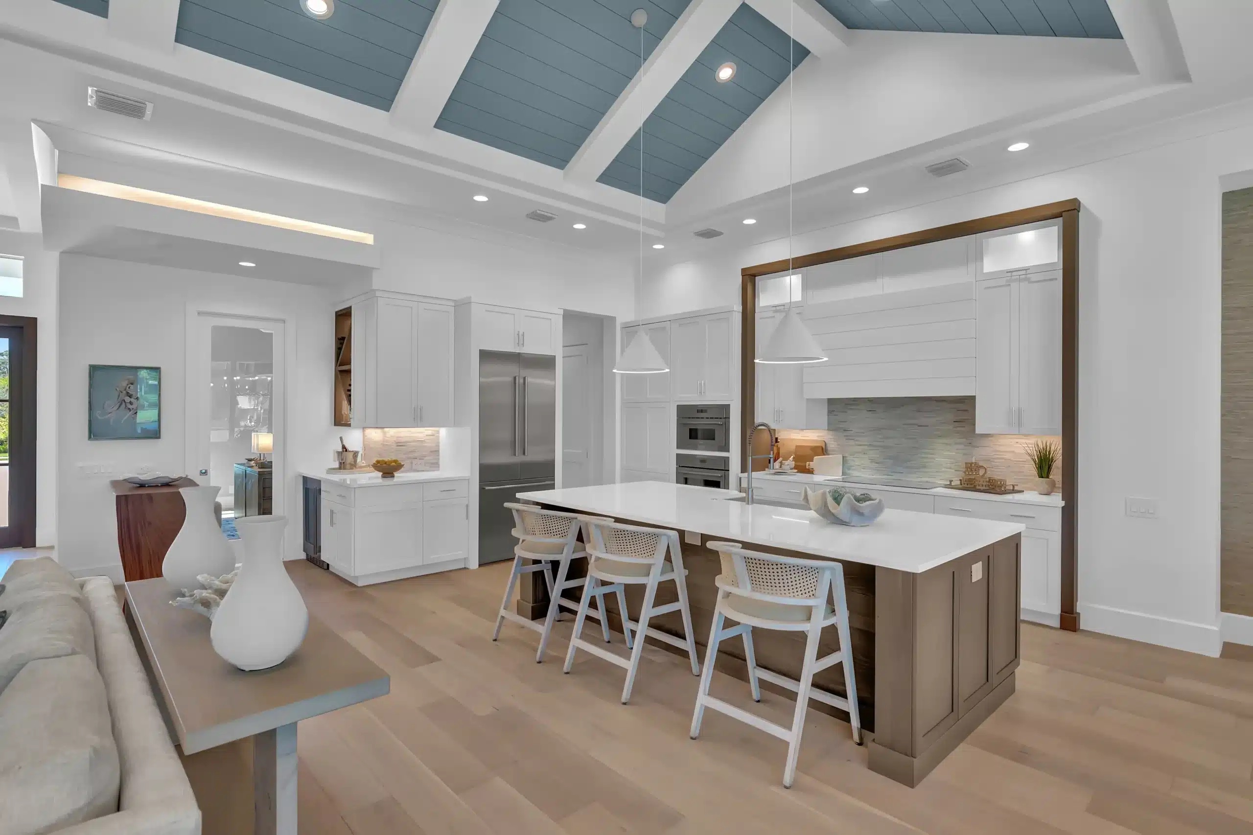 Luxury kitchen within a residence at River Club