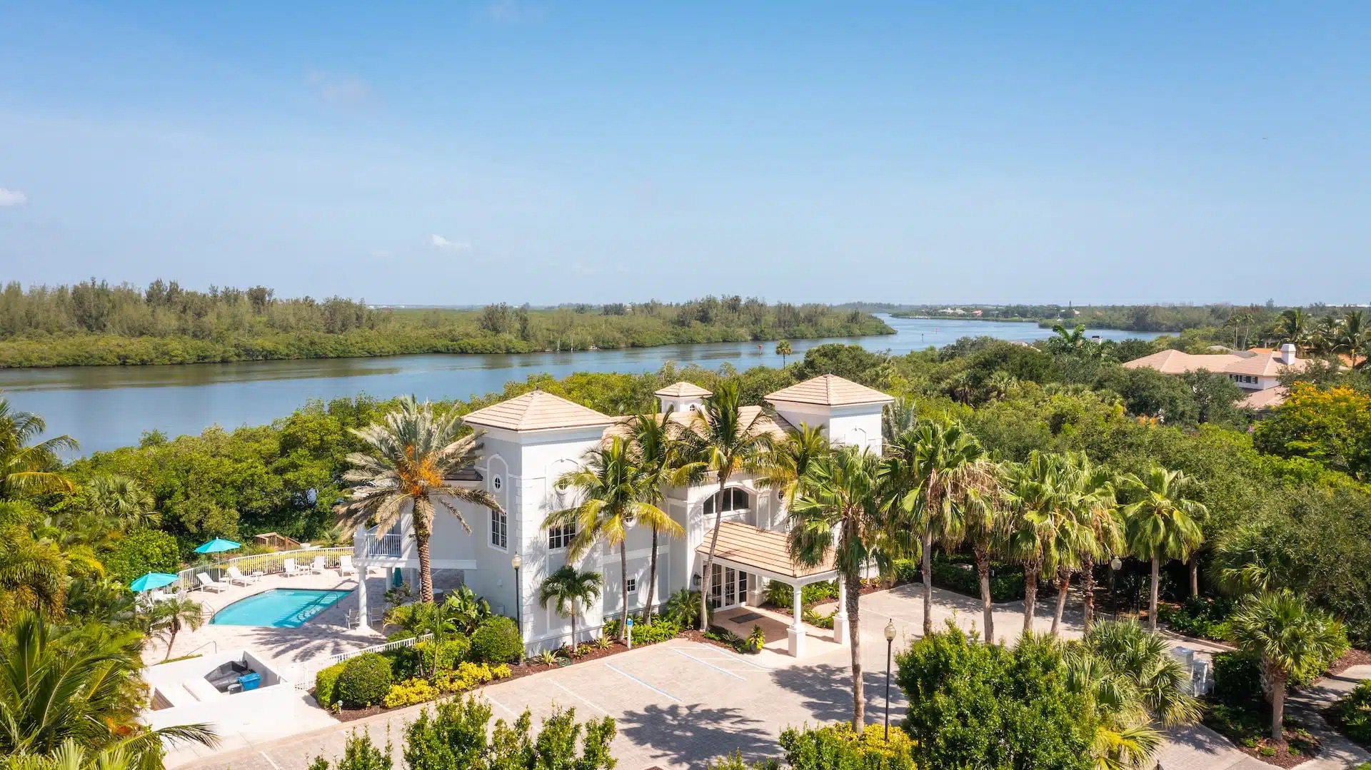 Riverfront Yacht Club overlooking the Indian River Lagoon at River Club