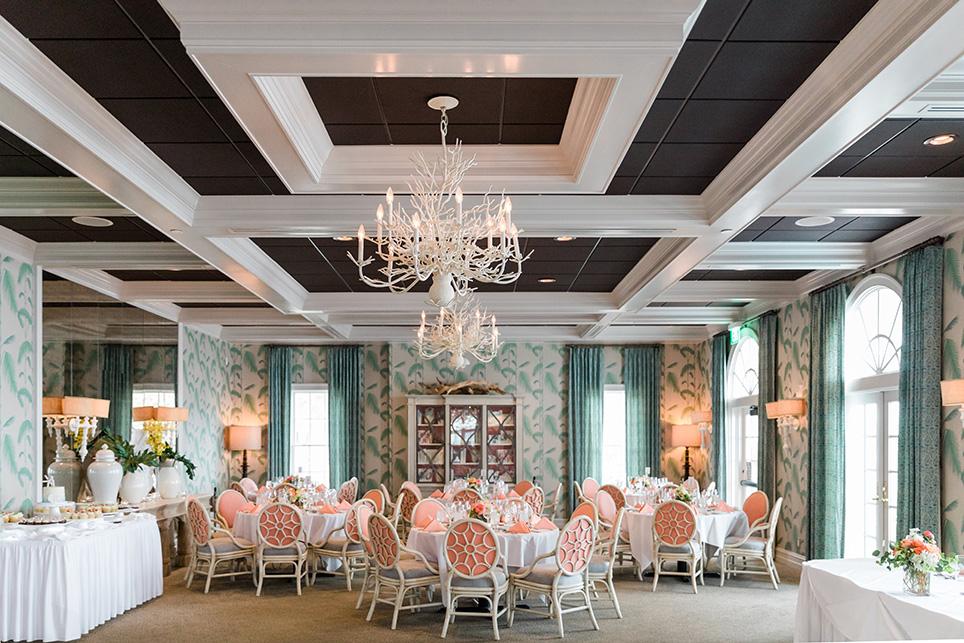 Palm Room dining area at Sea Oaks Beach and Tennis Club