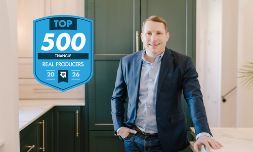 Brandon Yopp Named to Triangle Real Producers Top 500 for &hellip;