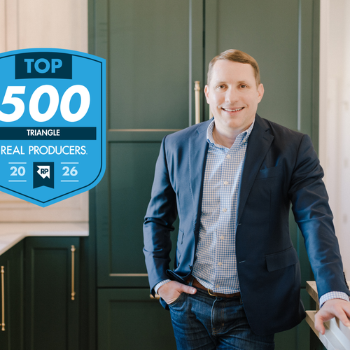 Brandon Yopp Named to Triangle Real Producers Top 500 for 2026