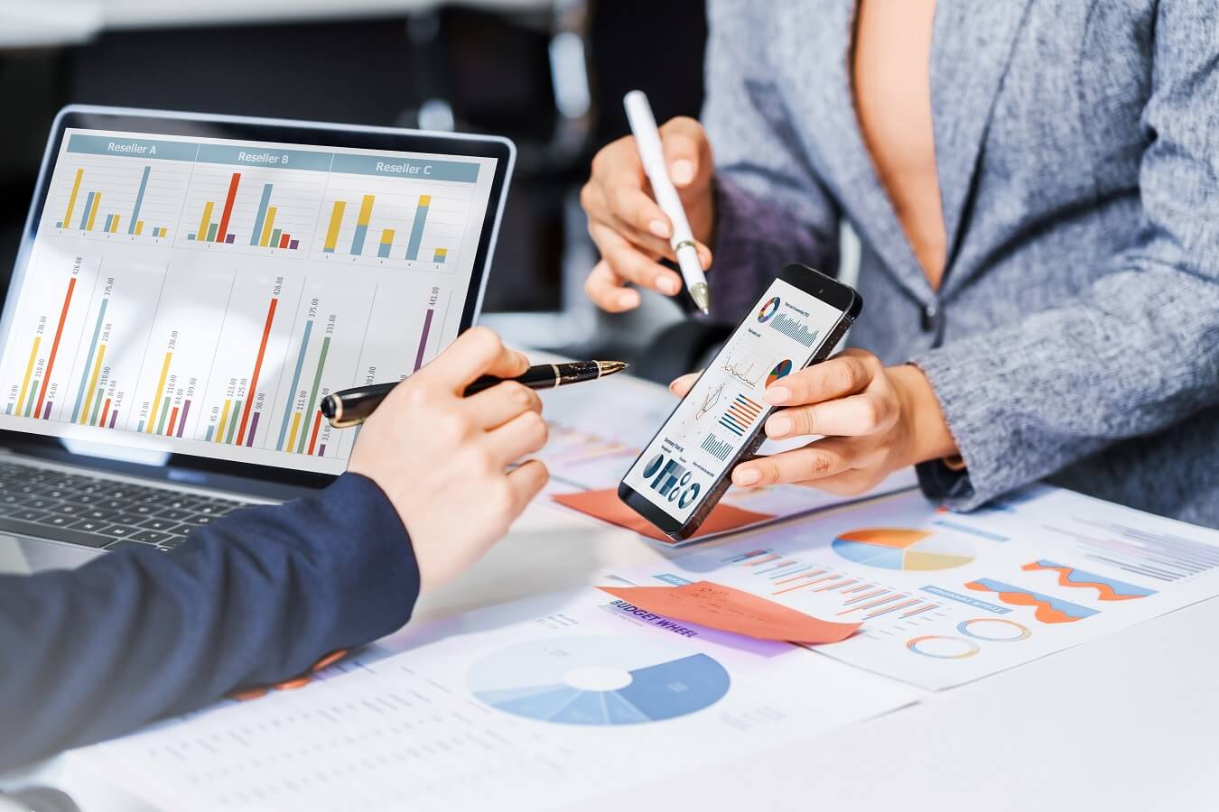 reviewing reports and market trends