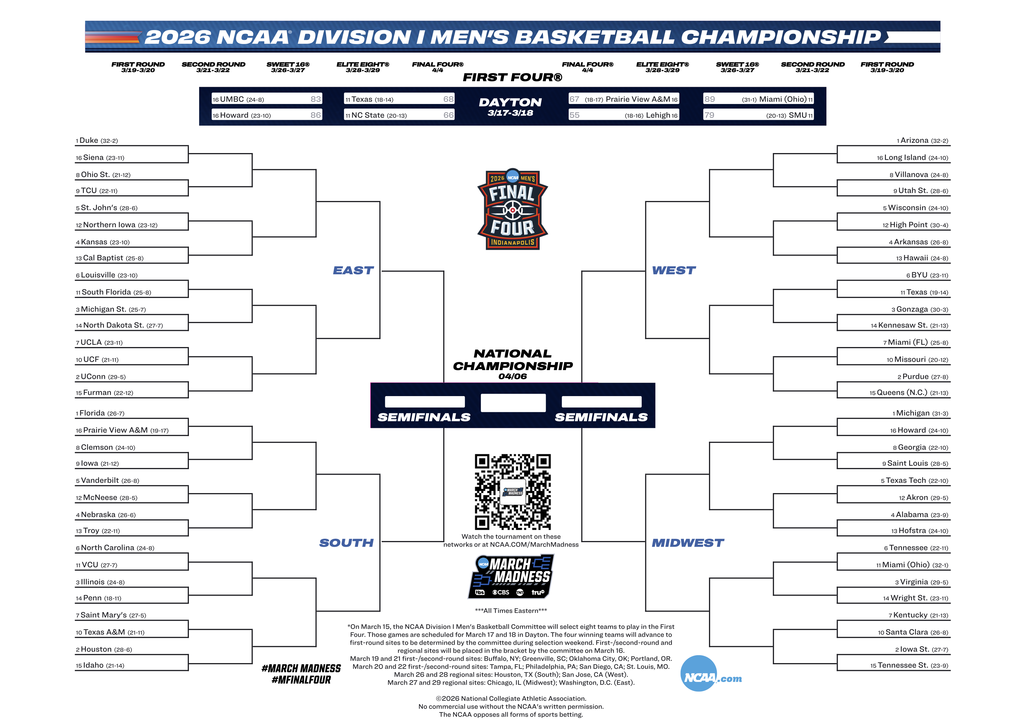 2026 NCAA Bracket | BDG Partners