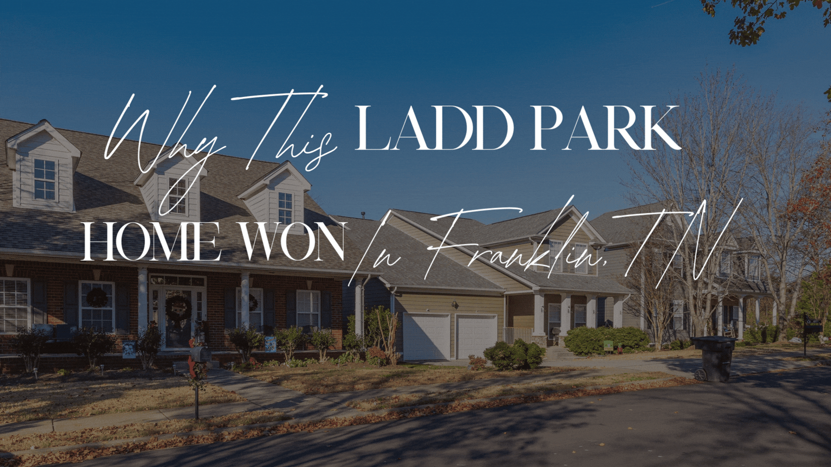 Why This Ladd Park Home Won for a …