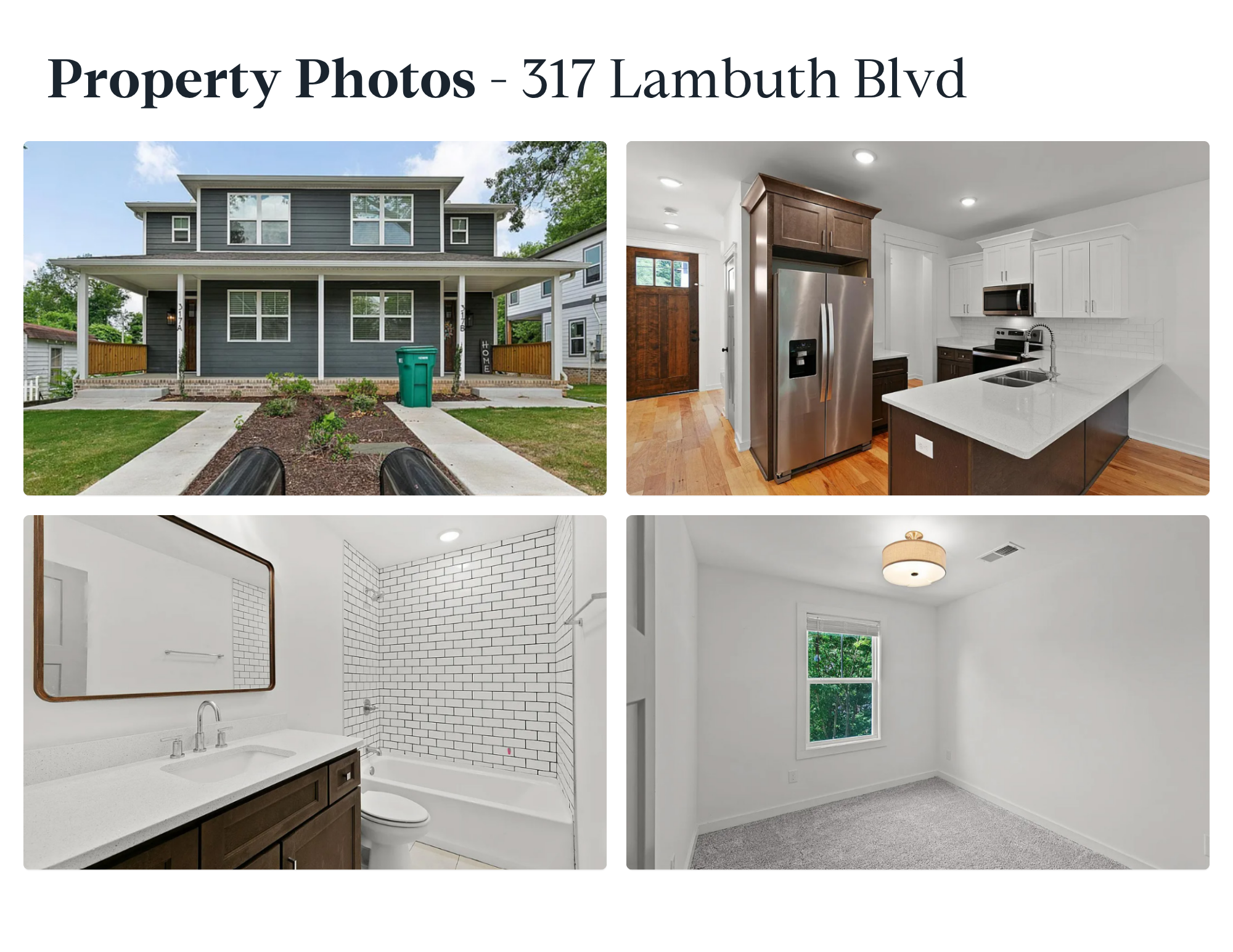 317 Lambuth Blvd Jackson TN — gray two-story 3BR/2.5BA, subway-tile bath, hardwood floors, 38301