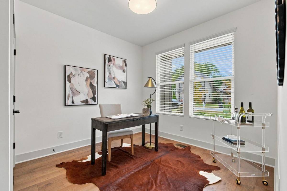 Bright home office or flex bedroom at 2915A Davis Avenue in East Nashville