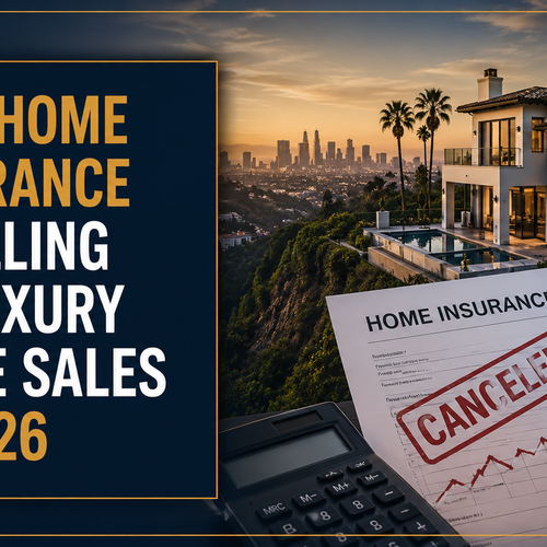 How Home Insurance Is Killing LA Luxury Home Sales in 2026