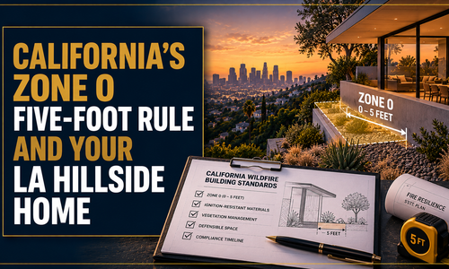 California's Zone 0 Five-Foot Rule and Your LA Hillside Home