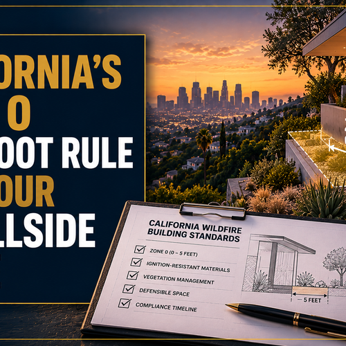 California's Zone 0 Five-Foot Rule and Your LA Hillside Home